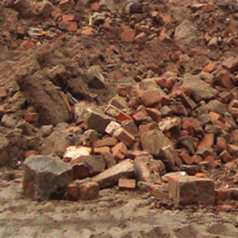 Karle Recycling Baustellenabfaelle Bauschutt-Erde-Gemisch