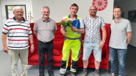 Dank an unsere Kolleg:innen Mitarbeiter Ehrung Herr Bosch