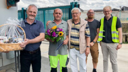 Dank an unsere Kolleg:innen Mitarbeiter Ehrung Herr Celik