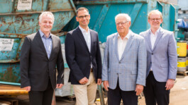 DIETMAR SCHULZ, STEPHAN KARLE, JÜRGEN KARLE, BASTIAN LAUER (V.L.) – FOTO: ELISA MAURUSCHAT