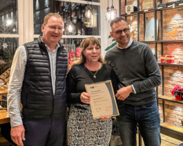 Gennadij Rau mit Stephan Karle und Helmut Oberguggenberger 