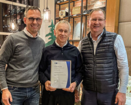 Gennadij Rau mit Stephan Karle und Helmut Oberguggenberger 