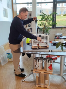 Michael Schempp referiert zu Ladungssicherung. 