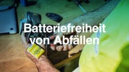 Batteriefreiheit von Abfällen Karle Recycling